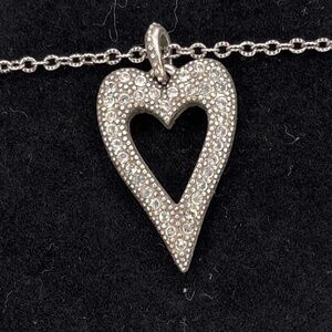 Brighton Bella Mia Reversible Heart Pendant Necklace.